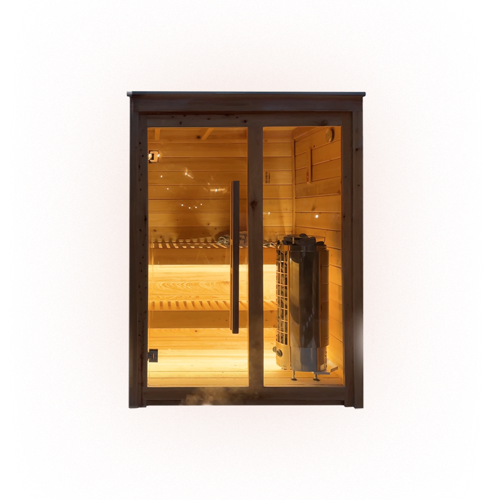 Modern 250 Minimalist Sauna - 2 person