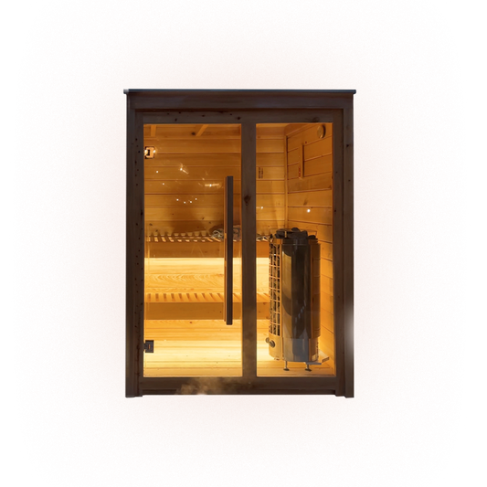 Modern 250 Minimalist Sauna - 2 person
