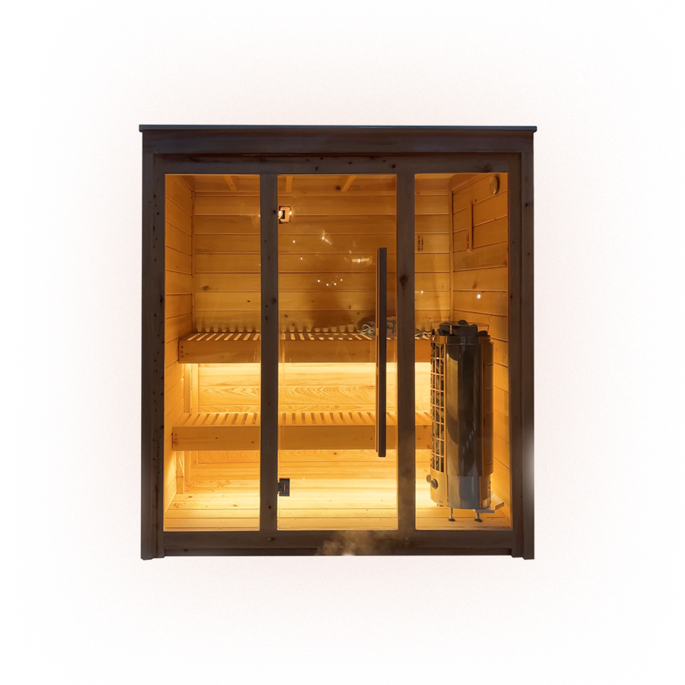 Modern 470 Minimalist Sauna - 4 person