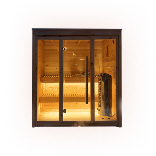 Modern 470 Minimalist Sauna - 4 person