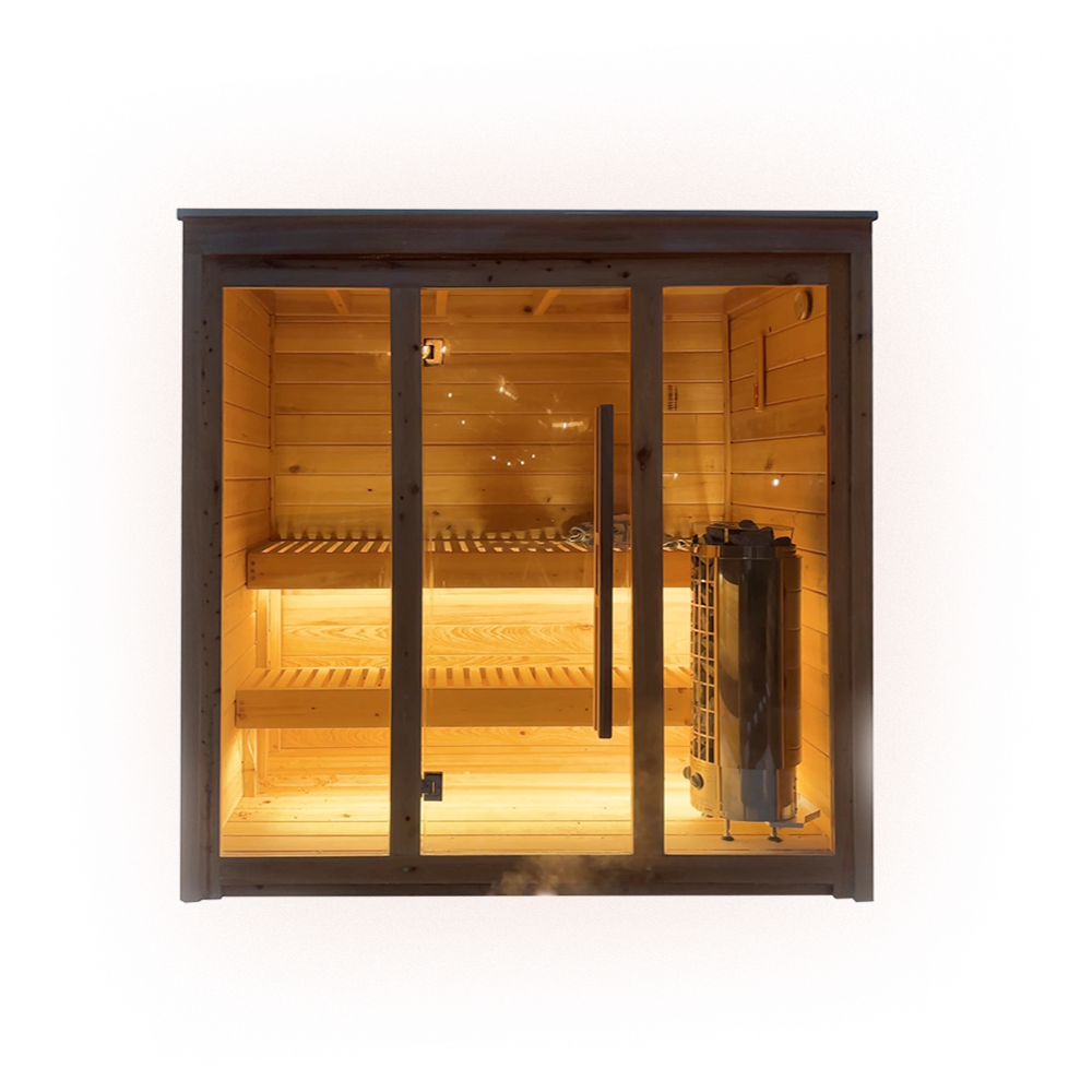 Modern 580 Minimalist Sauna - 5 person