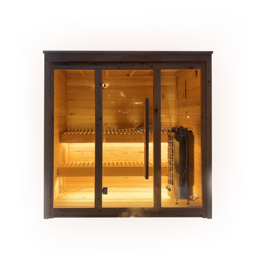 Modern 580 Minimalist Sauna - 5 person