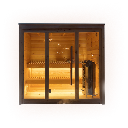 Modern 690 Minimalist Sauna - 6 person